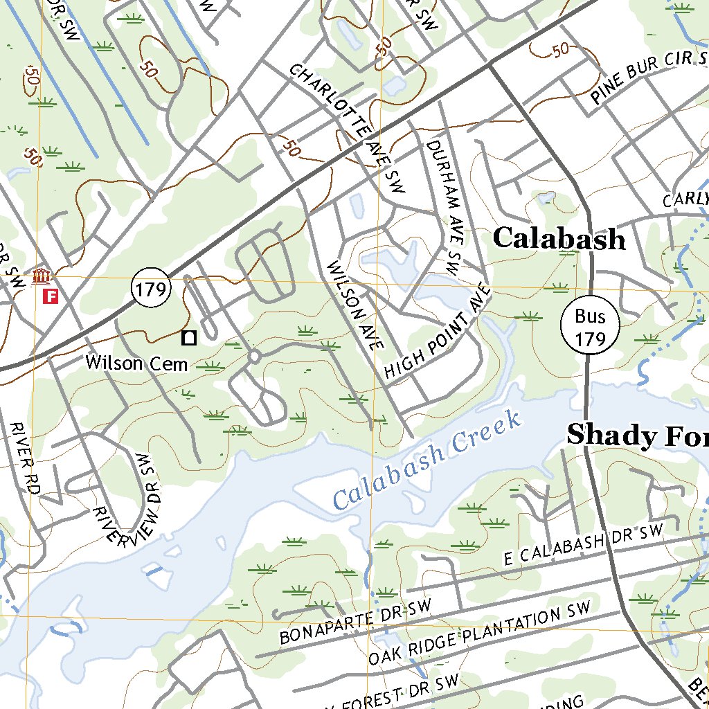 Calabash, NC (2022, 24000-Scale) Map by United States Geological Survey ...