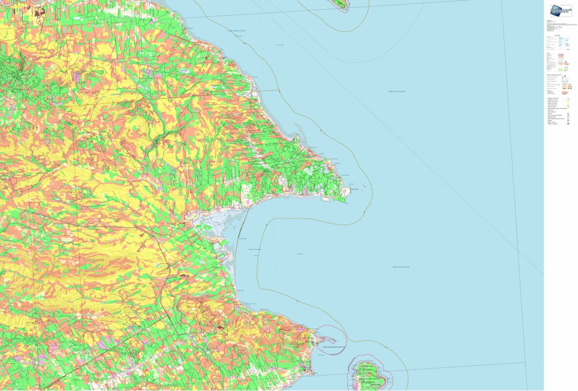 Percé Rots Map PERCE Map by GPS Quebec inc. | Avenza Maps