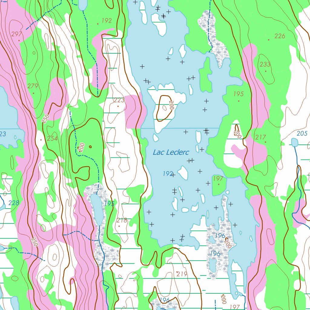 LAC DE LA ROBE NOIRE Map by GPS Quebec inc. | Avenza Maps