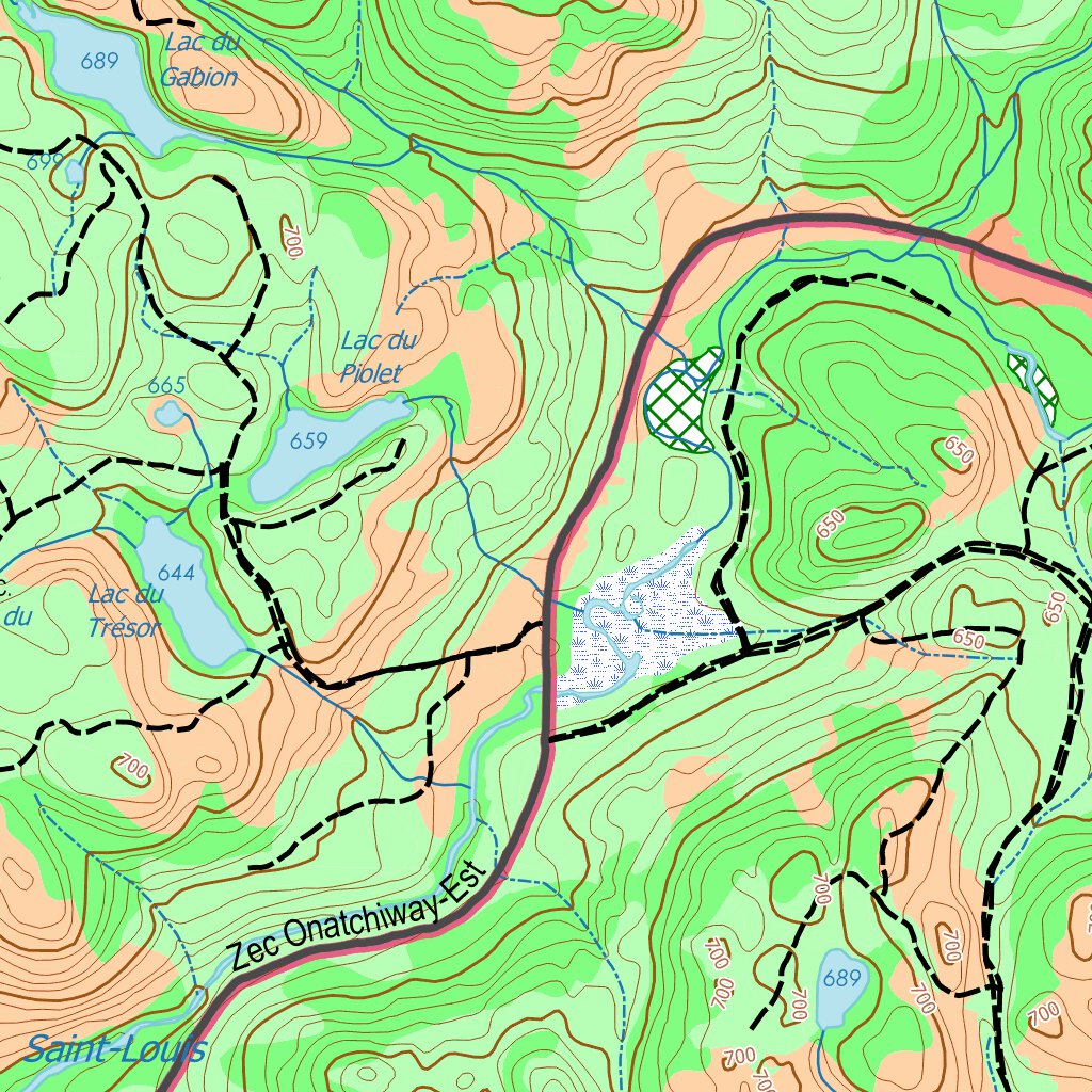 LAC MONCOUCHE Map by GPS Quebec inc. | Avenza Maps