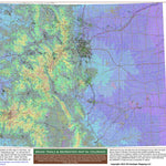 Colorado Bicycling Trails and Recreation Map Preview 1