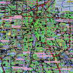 Colorado Bicycling Trails and Recreation Map Preview 3