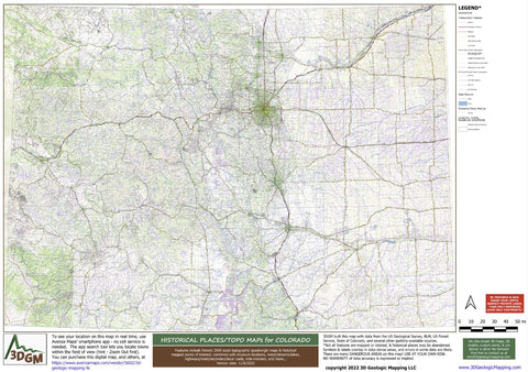 Historical Places/Topo Maps for Colorado Preview 1