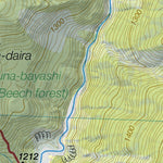 Amakazari-yama 雨飾山 Hiking Map (Chubu, Japan) 1:25,000 Preview 2