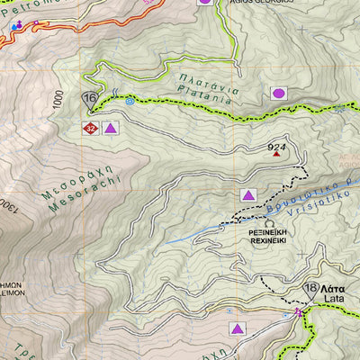 Taygetos North, Peloponnese [Hiking Map 1:25.000] Preview 2