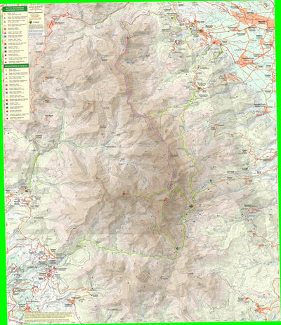 Taygetos Main, Peloponnese [Hiking Map 1:25.000] Preview 1
