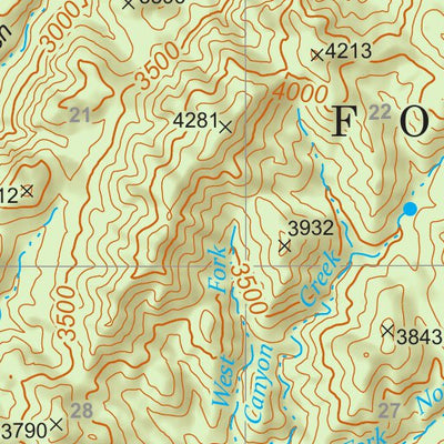 Tonto National Forest Quadrangle: WILLOW SPRING CANYON Preview 3