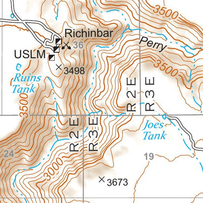 Tonto National Forest Quadrangle: JOES HILL Preview 3
