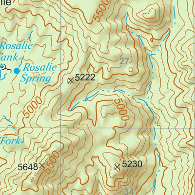 Tonto National Forest Quadrangle: BROOKLYN PEAK Preview 2