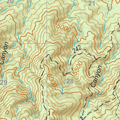 Tonto National Forest Quadrangle: PINAL PEAK Preview 3