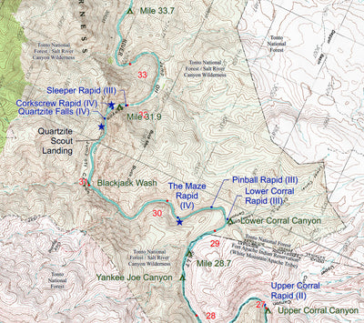 RiverMaps - Upper Salt River (Map 2) Preview 2