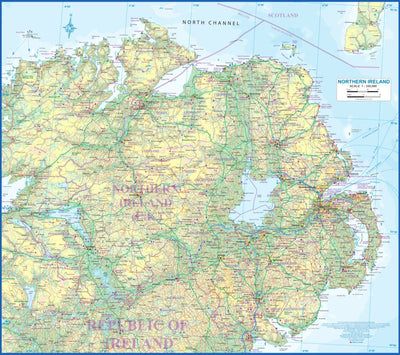 Northern Ireland 1:350,000 - ITMB Preview 1
