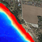 Jezioro Plawniowice. Mapa głębokości Preview 3