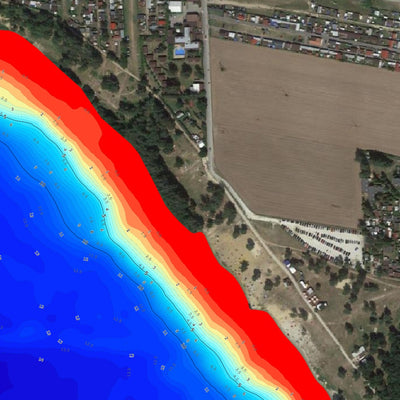 Jezioro Plawniowice. Mapa głębokości Preview 3