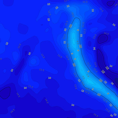 Jezioro Plawniowice. Mapa głębokości Preview 2