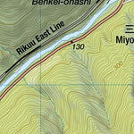 Kamewari-yama 亀割山 Hiking Map (Tohoku, Japan) 1:25,000 Preview 3