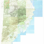 Belize South Topographic Map Preview 1