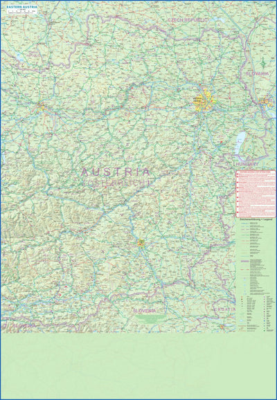 Eastern Austria 1:380,000 - ITMB Preview 1