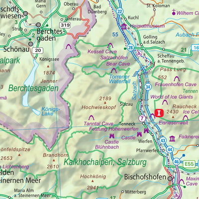 Western Austria 1:380,000 - ITMB Preview 3