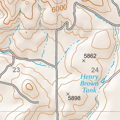 Prescott National Forest Quadrangle: ANVIL ROCK Preview 3