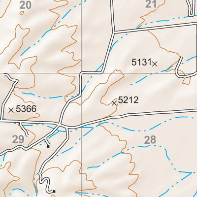 Prescott National Forest Quadrangle: PURCELL CANYON Preview 2