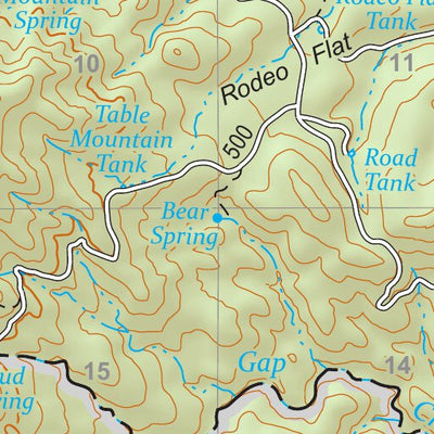 Prescott National Forest Quadrangle: HORNER MOUNTAIN Preview 2
