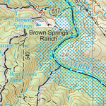 Prescott National Forest Quadrangle: HORNER MOUNTAIN Preview 3