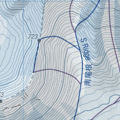 Niseko Backcountry Map - Mt. Shiribetsu Panel Preview 2