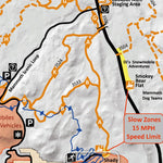 Inyo National Forest Winter Recreation Map (Mammoth Lakes & June Lake) Preview 2
