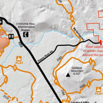 Inyo National Forest Winter Recreation Map (Mammoth Lakes & June Lake) Preview 3