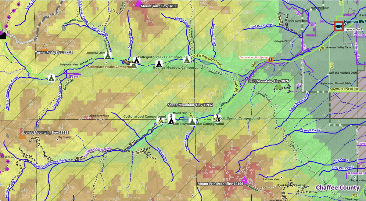 Gunnison, CO Exploration Map for Sightseeing by 3D Geologic Mapping LLC ...