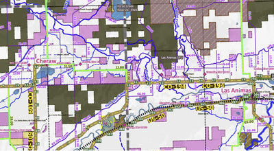 Public Lands, Roads & Trails Map for Colorado Preview 3