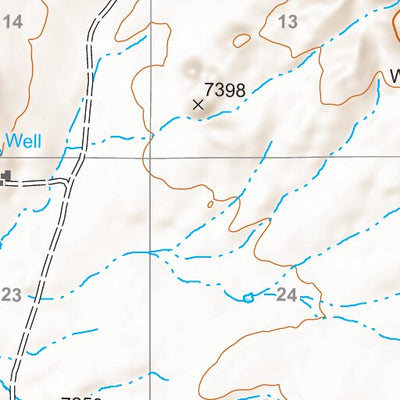 Gila National Forest Quadrangle Map: pg 01 Tejana Mesa SW Preview 2