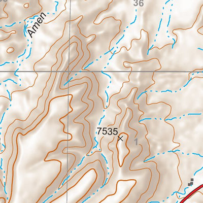 Gila National Forest Quadrangle Map: pg 02 Armstrong Canyon Preview 3