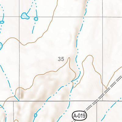 Gila National Forest Quadrangle Map: pg 04 Ponderosa Tank Preview 2