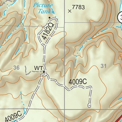 Gila National Forest Quadrangle Map: pg 05 Largo Mesa Preview 2