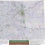 State Lands and Parks Map for Colorado Preview 1