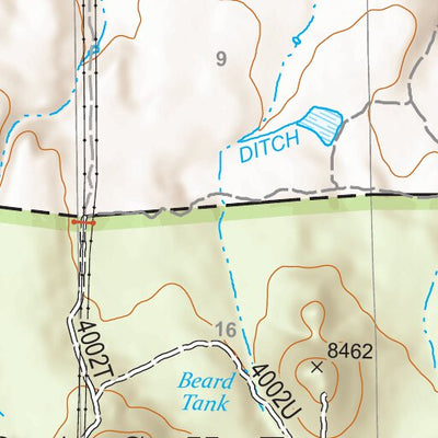 Gila National Forest Quadrangle Map: pg 09 Jones Canyon Preview 2