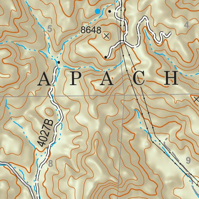 Gila National Forest Quadrangle Map: pg 17 Underwood Lake Preview 3
