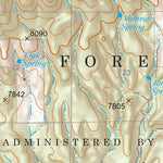 Gila National Forest Quadrangle Map: pg 11 Gallo Mountain West Preview 3