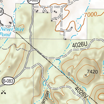 Gila National Forest Quadrangle Map: pg 25 Luna Preview 2