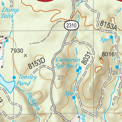 Gila National Forest Quadrangle Map: pg 24 Luna Lake Preview 2