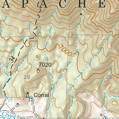 Gila National Forest Quadrangle Map: pg 26 Dillion Mountain Preview 3