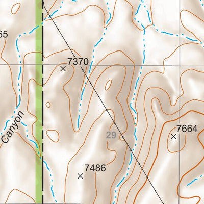 Gila National Forest Quadrangle Map: pg 37 Salvation Peak Preview 2