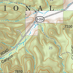 Gila National Forest Quadrangle Map: pg 37 Salvation Peak Preview 3