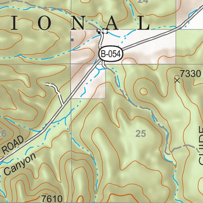 Gila National Forest Quadrangle Map: pg 37 Salvation Peak Preview 3