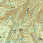 Gila National Forest Quadrangle Map: pg 47 Pitchfork Canyon Preview 2