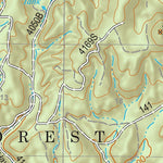 Gila National Forest Quadrangle Map: pg 47 Pitchfork Canyon Preview 3