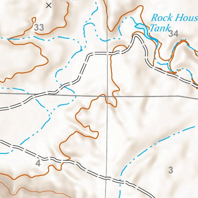 Gila National Forest Quadrangle Map: pg 39 Mojonera Canyon Preview 3