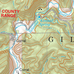 Gila National Forest Quadrangle Map: pg 34 Milligan Mountain Preview 3